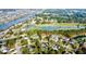 Overhead shot of home nestled on a golf course, with serene ponds and lush surroundings at 3774 Annandale Dr., Myrtle Beach, SC 29577