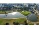 Breathtaking aerial view of the property situated along a golf course with serene ponds at 3774 Annandale Dr., Myrtle Beach, SC 29577
