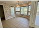 Breakfast nook with tile flooring and waterfront views at 3774 Annandale Dr., Myrtle Beach, SC 29577
