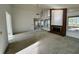 Inviting living room featuring a brick fireplace and water views at 3774 Annandale Dr., Myrtle Beach, SC 29577