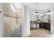 Attractive bathroom features a tiled shower, a granite countertop, and dark wood cabinets at 5012 Lindrick Ct., Myrtle Beach, SC 29579