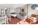 Cozy living room with pull out bed and comfortable seating area at 1501 S Ocean Blvd. # 1541, Myrtle Beach, SC 29577
