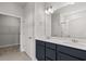 Bathroom with double sinks, modern vanity and ample storage space at 2412 Campton Loop, Conway, SC 29527