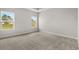 Neutral bedroom with plush carpeting and double windows to let the light stream in at 2412 Campton Loop, Conway, SC 29527