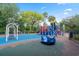 Vibrant community playground with colorful play structures and soft, safe flooring for children at 2441 Campton Loop, Conway, SC 29527