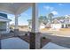 Inviting front porch featuring brick columns, an open view, and new landscaping at 2472 Campton Loop, Conway, SC 29527