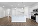 Spacious kitchen featuring a center island with granite countertops and stainless steel appliances at 2472 Campton Loop, Conway, SC 29527