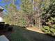 Well-manicured backyard with mature trees and lawn at 620 Sunnyside Dr. # 102, Murrells Inlet, SC 29576