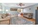 Comfortable living room featuring neutral tones, hardwood floors, and comfortable seating at 1692 S Morgan Ave., Andrews, SC 29510