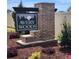 Avery Woods community sign with brick base, black awning, beautiful landscaping and mulched beds at 1009 Jase Dr., Longs, SC 29568