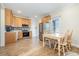 Bright kitchen with stainless steel appliances and a cozy dining nook at 76 Eagle Pass Dr., Murrells Inlet, SC 29576