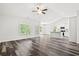 Spacious living area with hardwood floors and an open concept design at 197 Six Mile Creek Dr., Georgetown, SC 29440