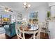 Casual dining area with table and chairs, near living space at 597 Blue River Ct. # 2F, Myrtle Beach, SC 29579