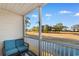 Screened porch overlooking a golf course and pond at 597 Blue River Ct. # 2F, Myrtle Beach, SC 29579