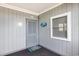 Inviting condo entry with private door and window at 2405 S Ocean Blvd. # 207, North Myrtle Beach, SC 29582