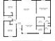 Floor plan showcasing a 3-bedroom, 3-bathroom home with eat-in kitchen at 2040 Chadbury Ln., Myrtle Beach, SC 29588