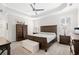 Spacious main bedroom featuring a king bed, neutral colors, and ample natural light at 3126 White Jasmine Dr., Little River, SC 29566