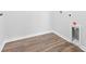 Well-lit laundry room featuring hardwood-style floors and essential hookups at 1233 Nw Calabash Station Blvd., Calabash, NC 28467