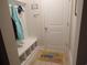 Cozy mudroom entrance with built-in bench seating and storage cubbies for convenient organization and decor at 3070 Sutherland Dr., Little River, SC 29566