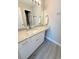 Bathroom with granite countertop and modern vanity at 640 Waterway Village Blvd # 15 I, Myrtle Beach, SC 29579