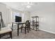 Bedroom featuring a table and two chairs alongside built in shelving and natural light at 724 Hobonny Loop, Longs, SC 29568