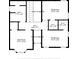 Detailed floor plan showcasing the layout of the home's second story bedrooms, bathrooms, and walk-in closets at 724 Hobonny Loop, Longs, SC 29568