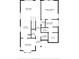 Detailed floor plan showcasing the layout of the home's living room, kitchen, bedrooms, and bathrooms at 724 Hobonny Loop, Longs, SC 29568