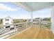 Relaxing deck overlooking the neighborhood, perfect for enjoying the outdoors at 1017 Tarpon Pond Rd., North Myrtle Beach, SC 29582