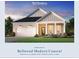 Attractive modern coastal home with two-car garage and front porch at 24 Condor Ct, Pawleys Island, SC 29585