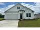 Charming new construction home featuring white siding, a two-car garage, and a well-maintained front lawn at 328 Glade Ct., Loris, SC 29569