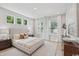 Spacious main bedroom features large windows, neutral decor, and plenty of natural light at 2400 Hillbourne Loop, North Myrtle Beach, SC 29582