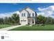 Charming exterior showcasing the home's bright siding, inviting front porch, and manicured lawn at 2620 Hillbourne Loop, North Myrtle Beach, SC 29582