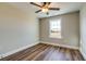 Bedroom featuring a ceiling fan and bright window view at 3421 B And S Rd., Loris, SC 29569