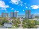 Scenic aerial view of the city skyline and oceanfront buildings at 210 26Th Ave. S, Myrtle Beach, SC 29577