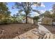 Spacious backyard with shed, pathway, and landscaping at 4502 Eyerly St., North Myrtle Beach, SC 29582