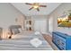 Neutral bedroom with two beds, a TV, and light furnishings at 613 Lee Ave., Murrells Inlet, SC 29576
