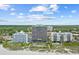 Aerial view of oceanfront resort complex with multiple buildings, pools, and beach access at 6804 N Ocean Blvd. # 1537, Myrtle Beach, SC 29572