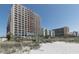 Oceanfront resort building with beach access and boardwalk at 6804 N Ocean Blvd. # 1537, Myrtle Beach, SC 29572