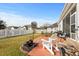 Charming backyard featuring a patio, outdoor seating, a grill, and well-maintained landscaping at 1004 Millsite Dr., Conway, SC 29526
