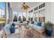 Relaxing sunroom with comfortable seating and lots of natural light at 126 Pickering Dr., Murrells Inlet, SC 29576