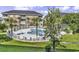 Inviting community pool surrounded by lush landscaping at 3943 Gladiola Ct. # 204, Myrtle Beach, SC 29588