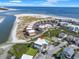 Aerial view of the building located on the beach with community pool at 300 63Rd Ave. N # 306-C, North Myrtle Beach, SC 29582