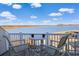 Balcony seating area has gorgeous views of the inlet and natural landscape at 300 63Rd Ave. N # 306-C, North Myrtle Beach, SC 29582