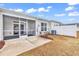 Private backyard with screened porch and fenced area at 736 Salerno Circle # D, Myrtle Beach, SC 29579