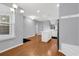 Bright dining area with hardwood floors and kitchen access at 736 Salerno Circle # D, Myrtle Beach, SC 29579