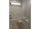 Bathroom featuring tub, shower, single vanity, and new fixtures at 941 Hickman Rd., Tabor City, NC 28463