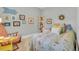 Charming bedroom with twin beds and colorful decor at 112 Cockle Shell Ct., Pawleys Island, SC 29585