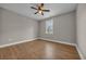 Bedroom features hardwood floors, neutral walls, ceiling fan and natural light at 1151 Bear Lake Dr., Longs, SC 29568