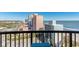 A balcony with ocean and city views at 2311 S Ocean Blvd. # 1125, Myrtle Beach, SC 29577