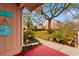 Charming backyard with landscaping and a shed at 305 21St Ave. S # 108, Myrtle Beach, SC 29577